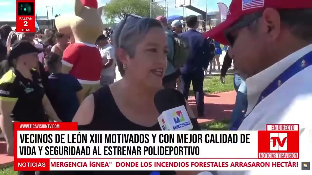 Diputadas PLN, y alcalde de Tibás, acuden a inauguración de enorme polideportivo en León XIII