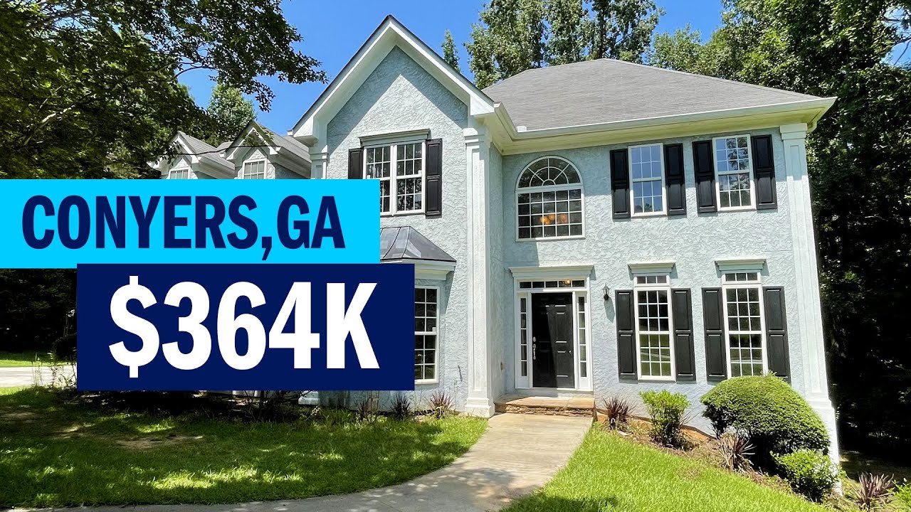 House For Sale In Conyers, GA | 4 Bedroom 2.5 Bath Unfinished Basement