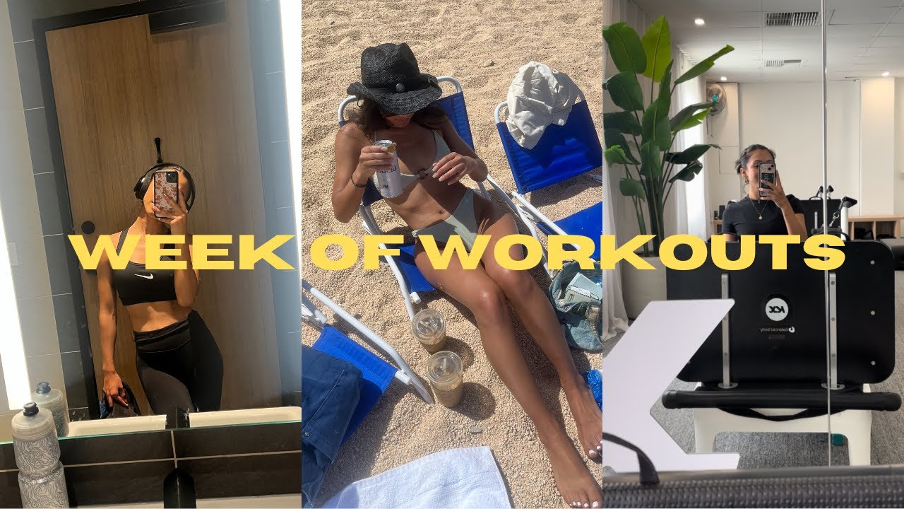 week of workouts as a pilates instructor | classes & gym