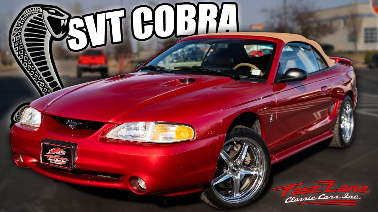 1998 Ford Mustang SVT Cobra - For Sale at Fast Lane Classic Cars!