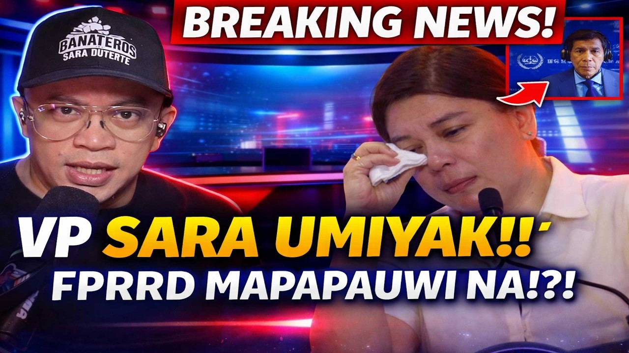 BREAKING NEWS! VP Sara umiyak!!! FPRRD mapapauwi na!?!