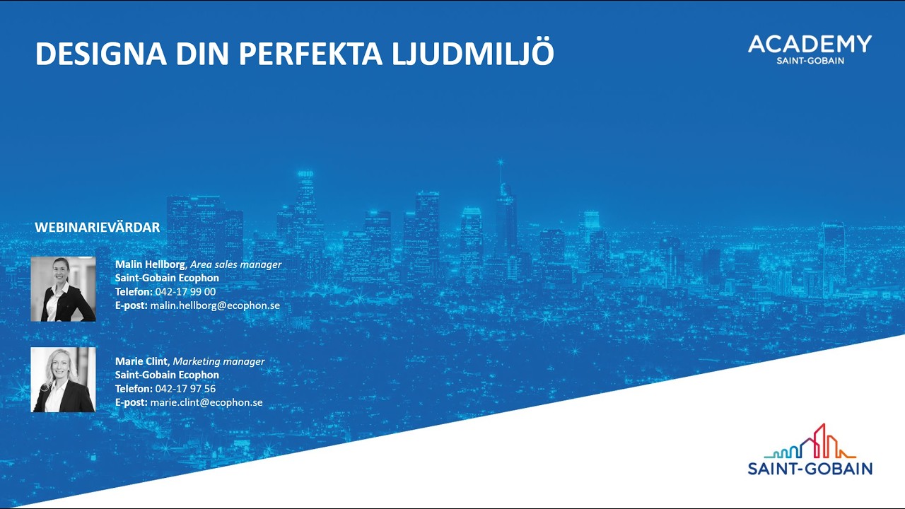 Webinarium: Designa din perfekta ljudmiljö