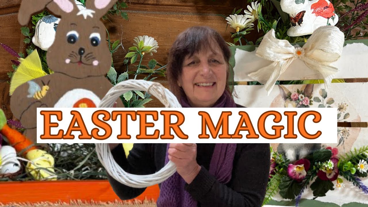 Cosy Easter projects using what I already had at home #easterdiys #budgetfriendly #stepbystep 
