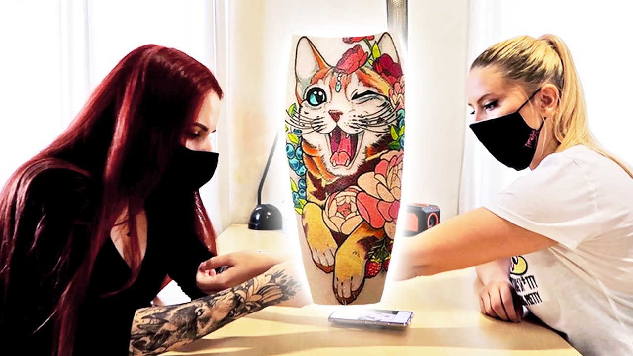 MOJE PRVNÍ NÁVŠTĚVA TETOVACÍHO STUDIA 👹 ● MESHA VLOG