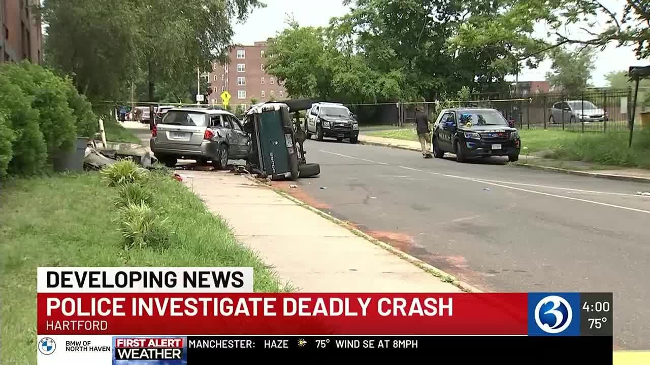 Hartford police identify victim in deadly crash