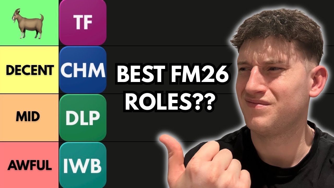 Ranking The Best FM26 Player Roles