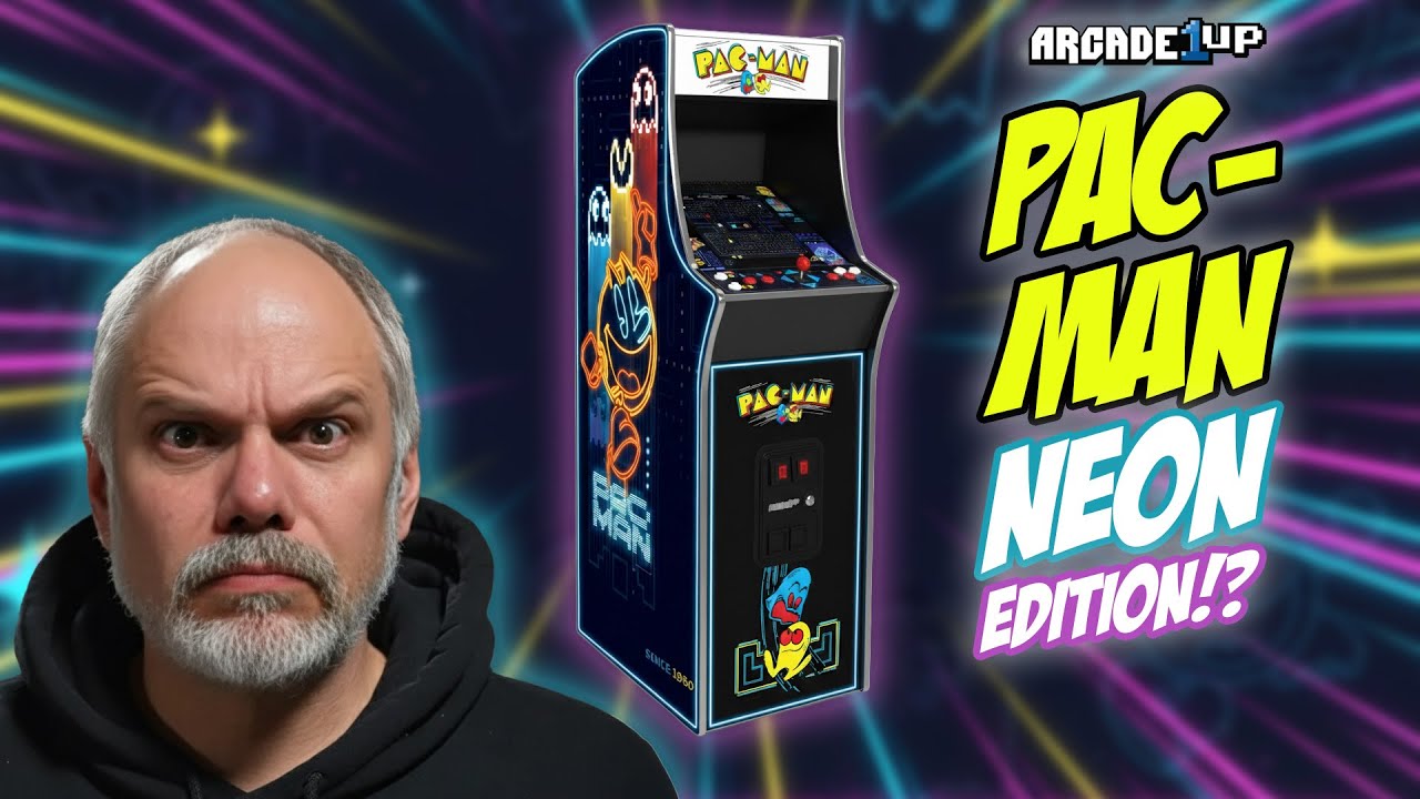 WTF is a Pac-man Deluxe - Neon Edition? Arcade1up's Big Holiday Play?