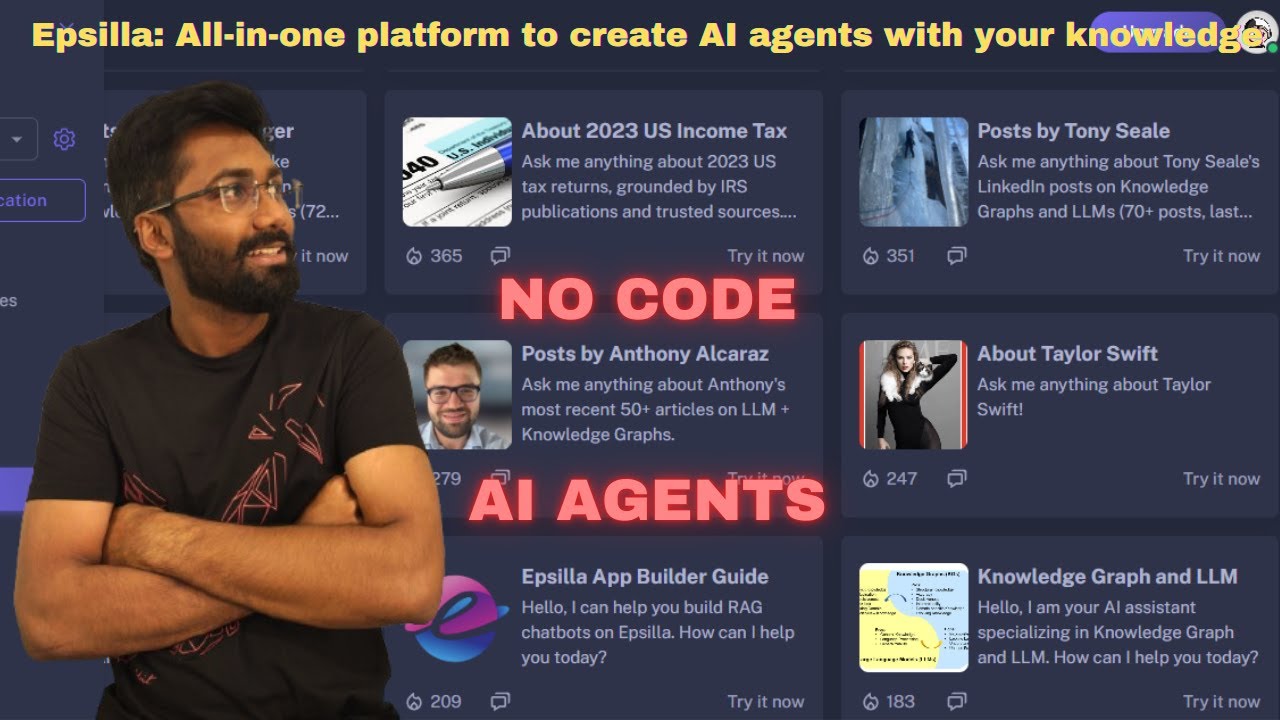 Build No-code AI Agents in 15 Minutes - Epsilla AI Tutorial -Hindi