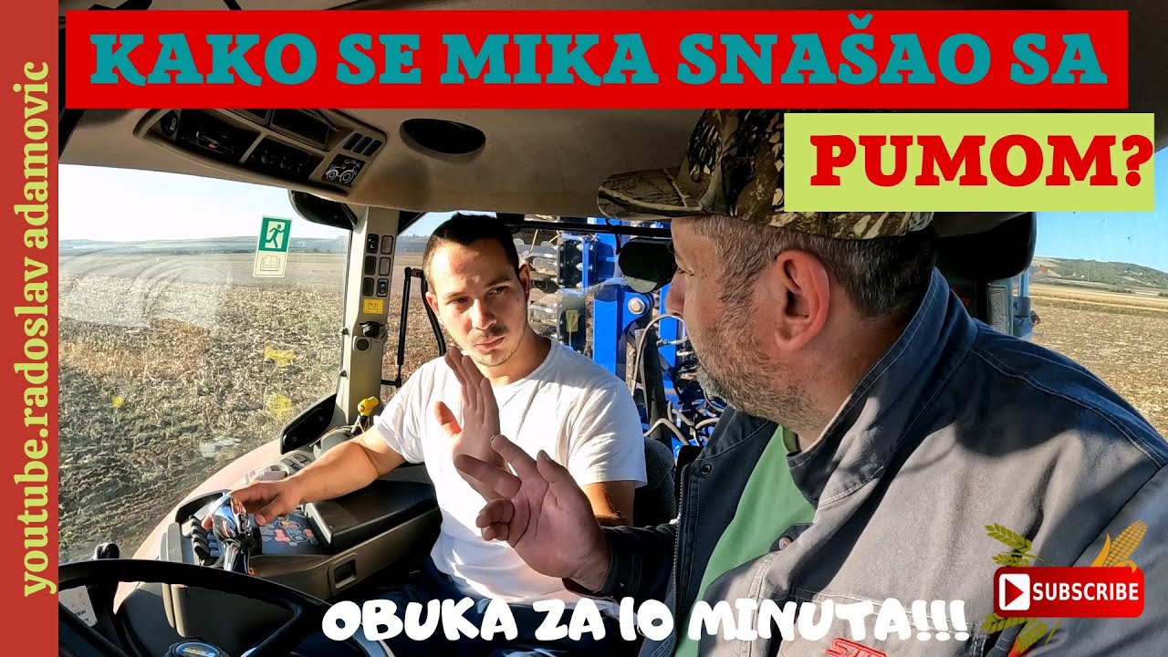 KAKO SE MIKA SNAŠAO SA PUMOM? OBUKA ZA 10 MINUTA;HOW DOES MIKA DRIVE A CASE PUMA? TRAINING IN 10 MIN