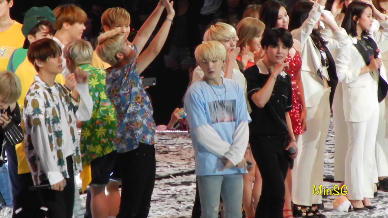 BTS KCON 2016 Ending (Yoongi Focus)