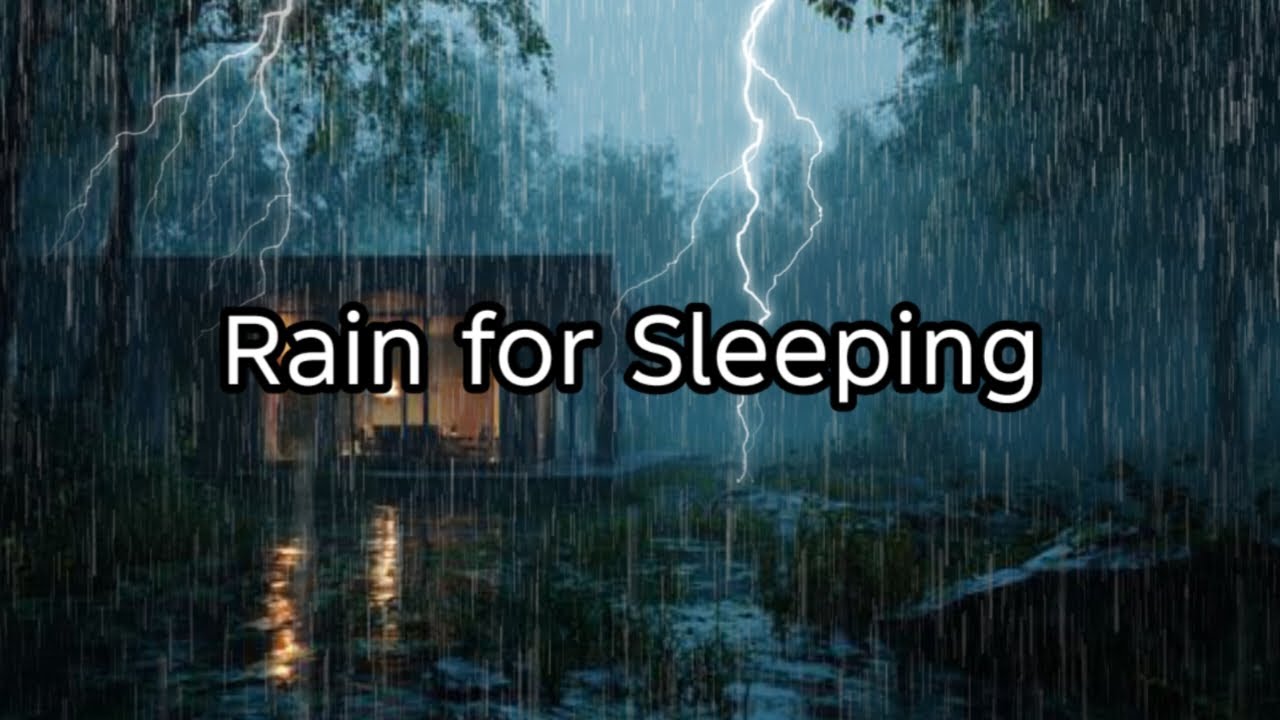 Heavy Rain for Deep Sleep – Relaxing Rain Sounds for Stress Relief