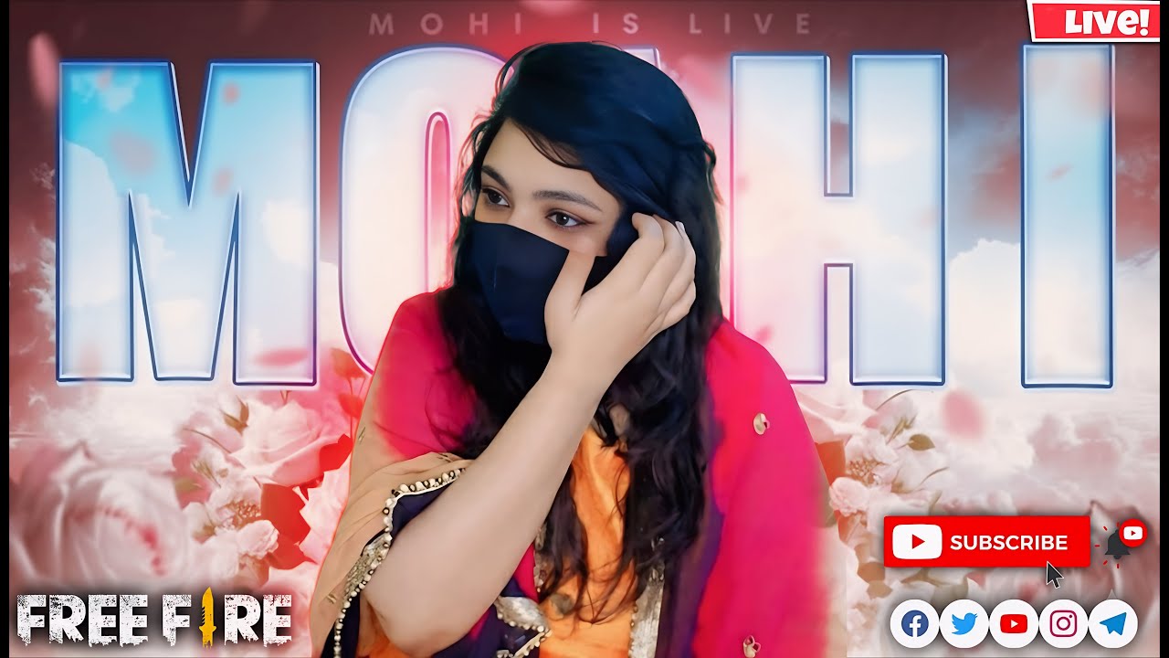 🔴 MOHI LIVE BR RANK PUSH 🔴 #freefirelive #ziyagamerlive #live #freefire