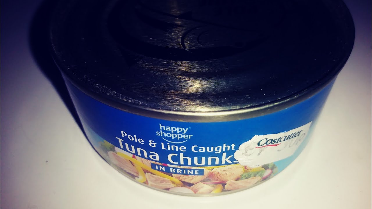 Happy shopper pole & line caught tuna chunks in Brine 🐟