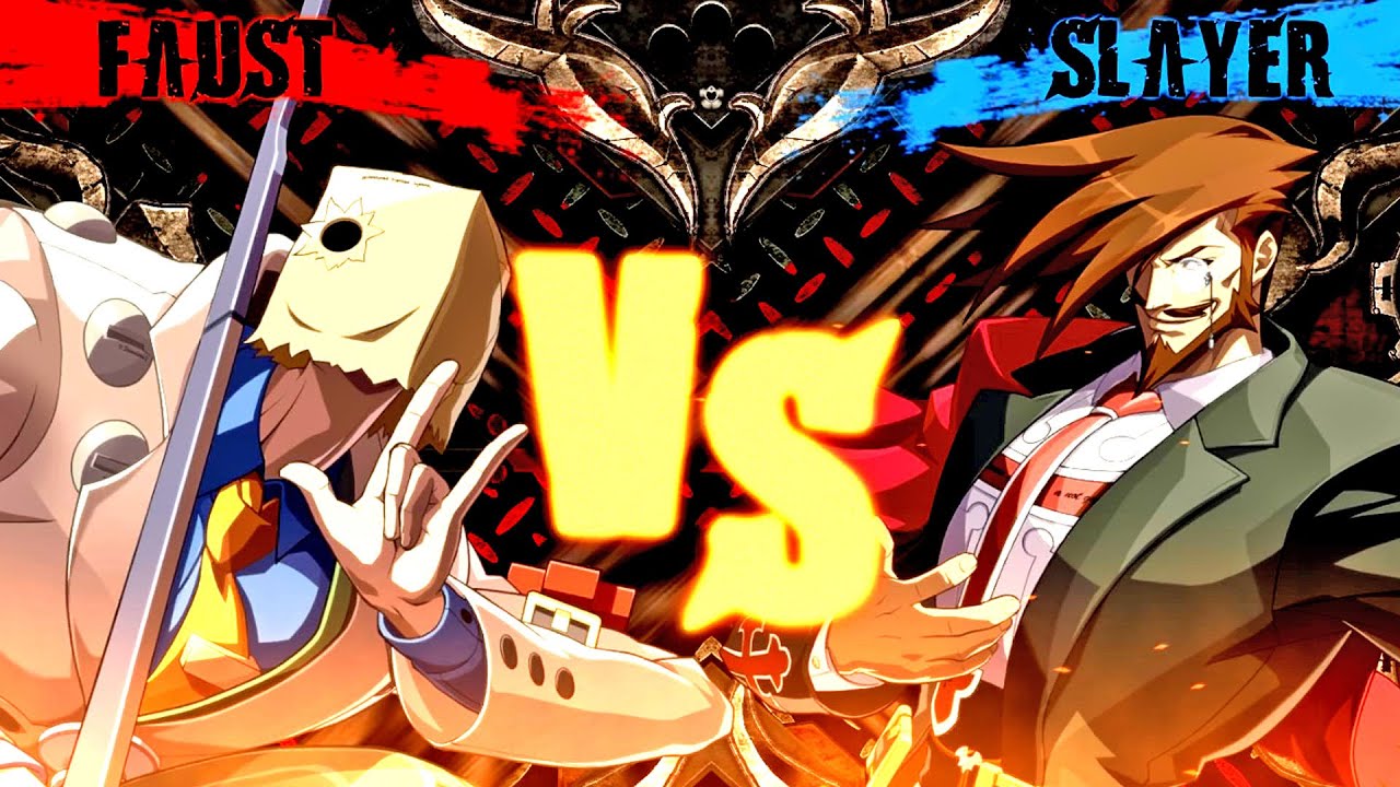 Faust vs Slayer (Hardest AI CPU) - Guilty Gear Xrd REV 2