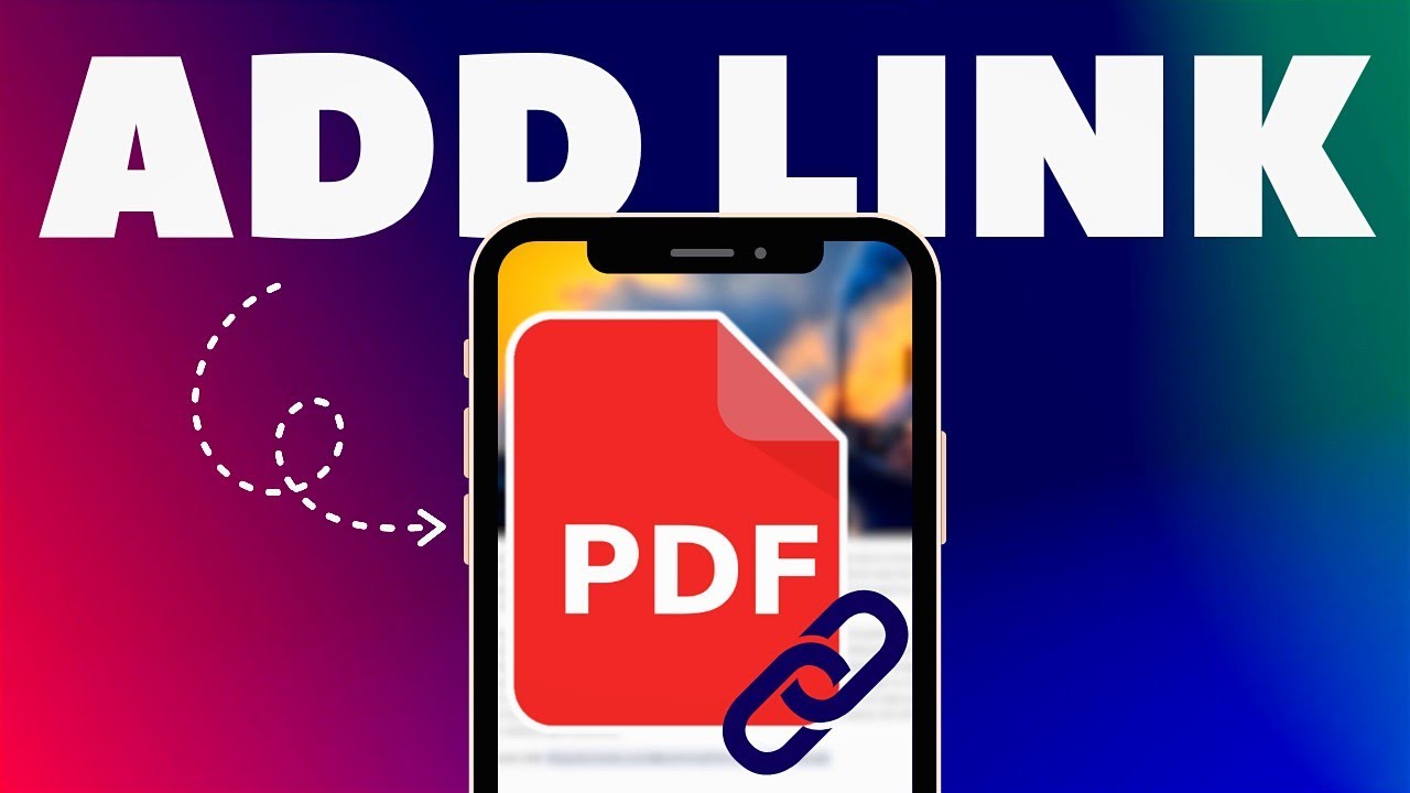 How to Add Link in PDF File in Mobile | How to put Clickable link in PDF mobile