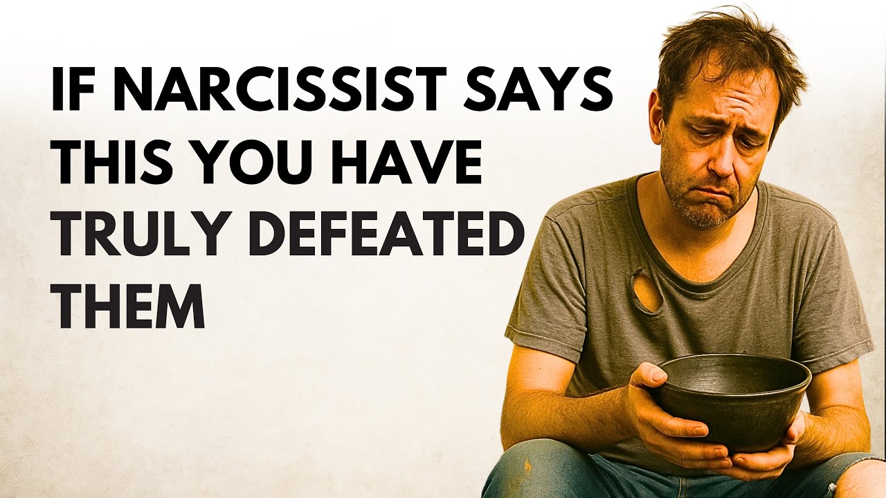 If Narcissist Says These Wild Things To You, You Have Truly Won