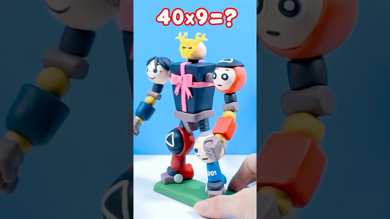 Making Transform RoBot Sprunki Squid game with clay #shorts #robot #howtomake