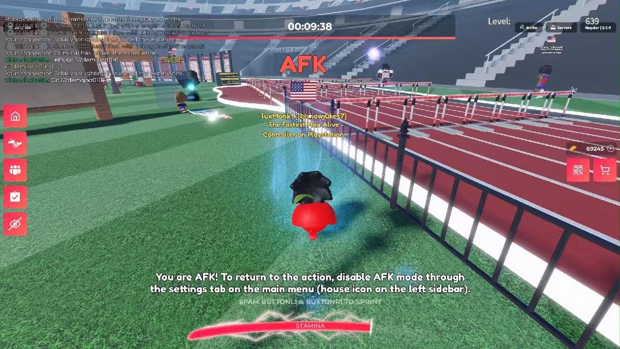 Playing tfi 100m 200m (am i rolled)