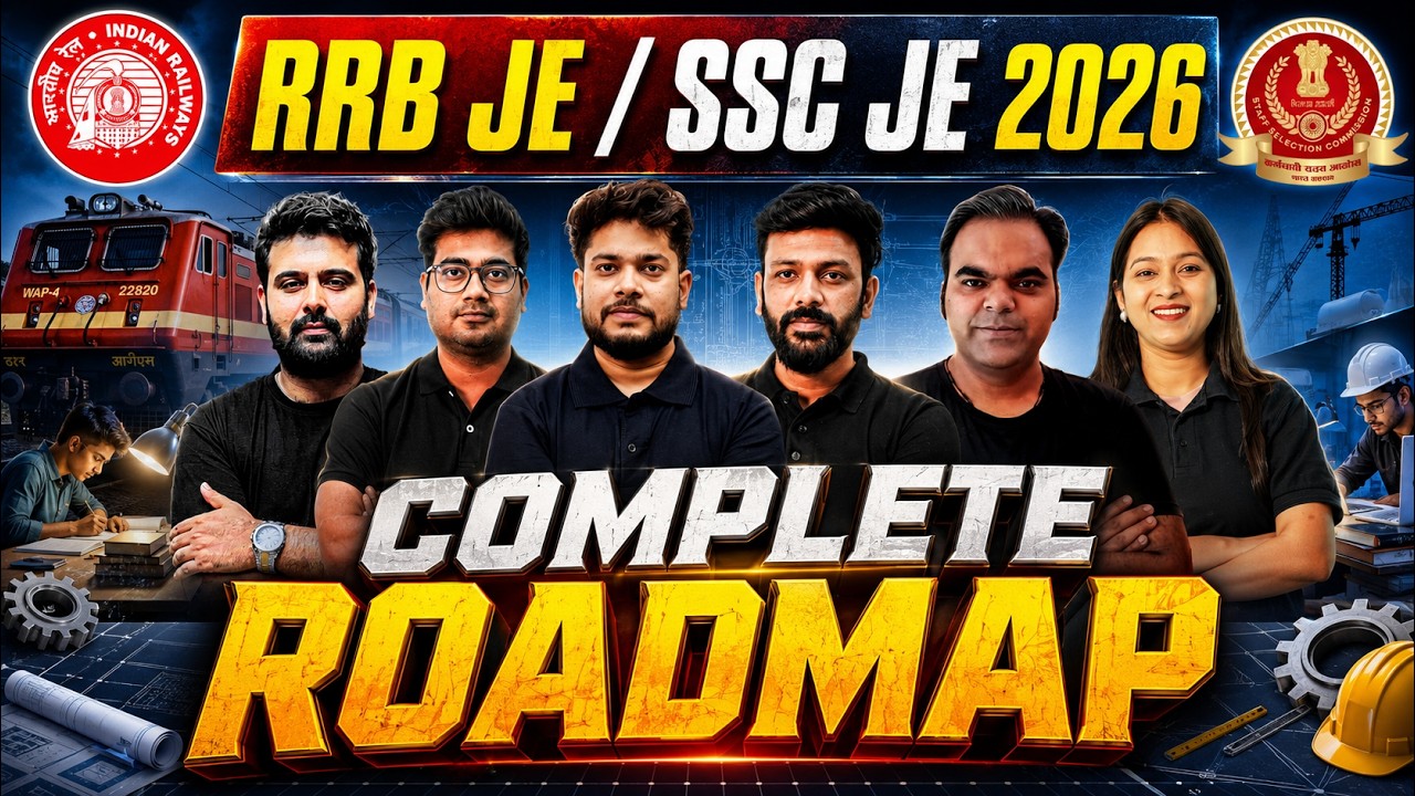 RRB JE/ SSC JE 2026 Preparation Strategy | SSC JE/ RRB JE Preparation Strategy | AE JE Testbook