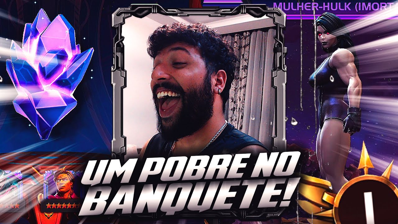 PARTICIPAÇÃO DE UM POBRE NO BANQUETE...😭 CONSEGUI TIRAR UM MONSTRO CÓSMICO! (FIQUEI MUITO FELIZ)😍