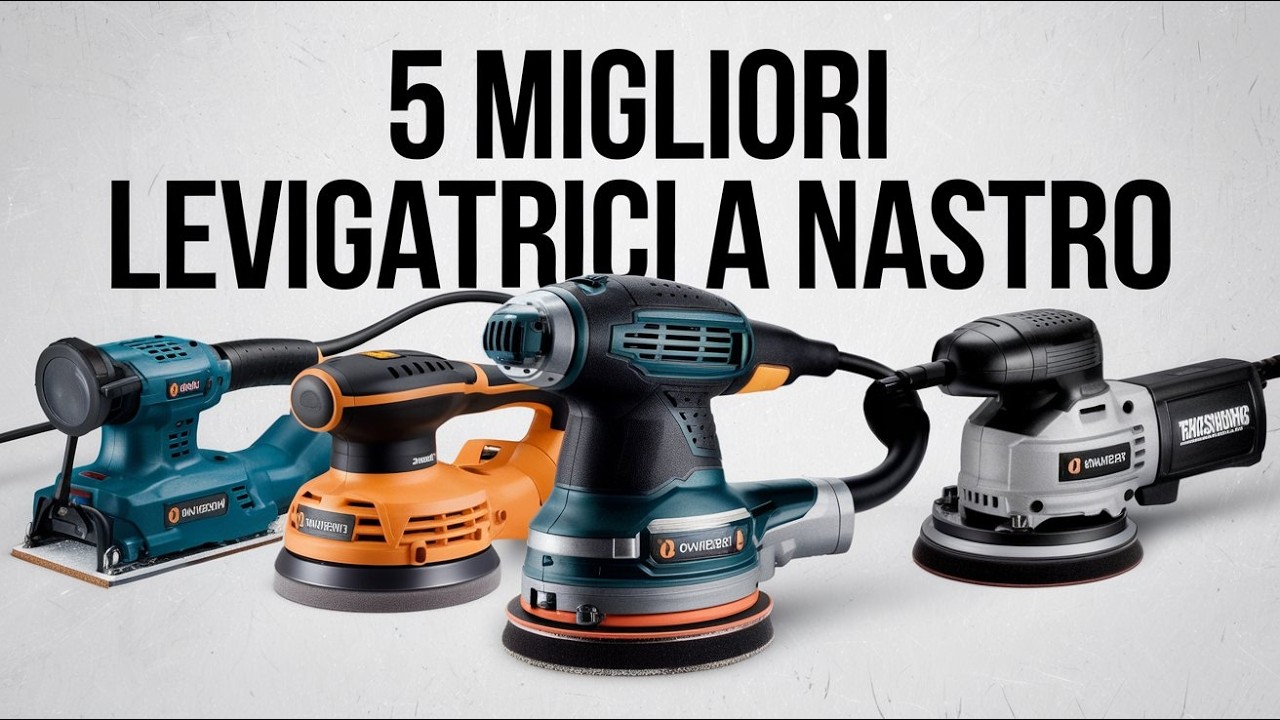 Le 5 migliori levigatrici a nastro