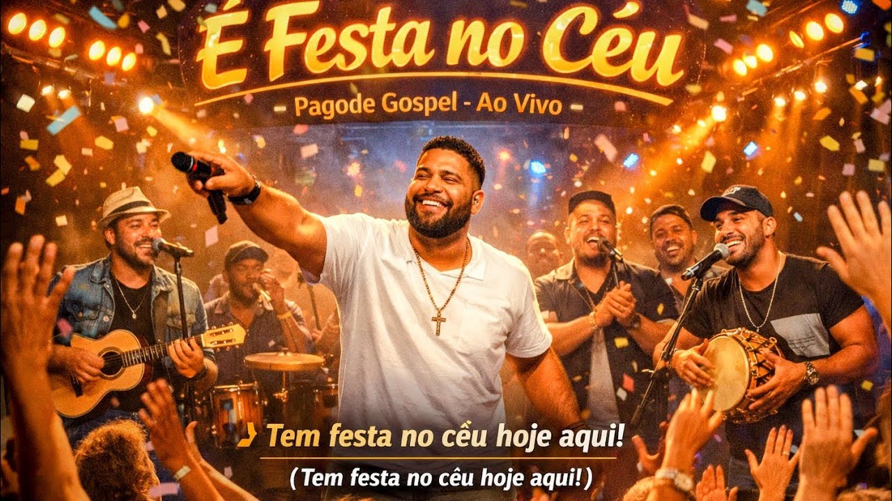 “É Festa no Céu”.