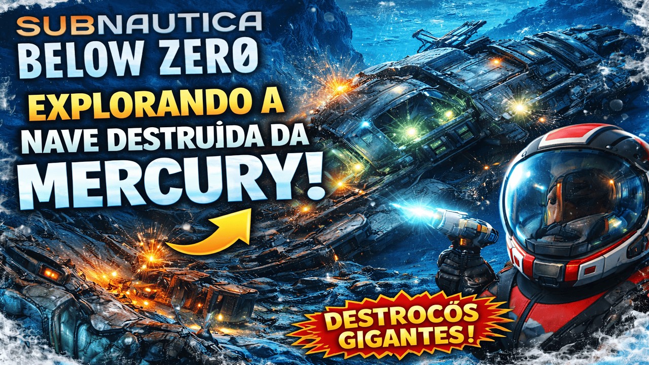 Subnautica: Below Zero | Explorando a Nave Destruída da Mercury II #9