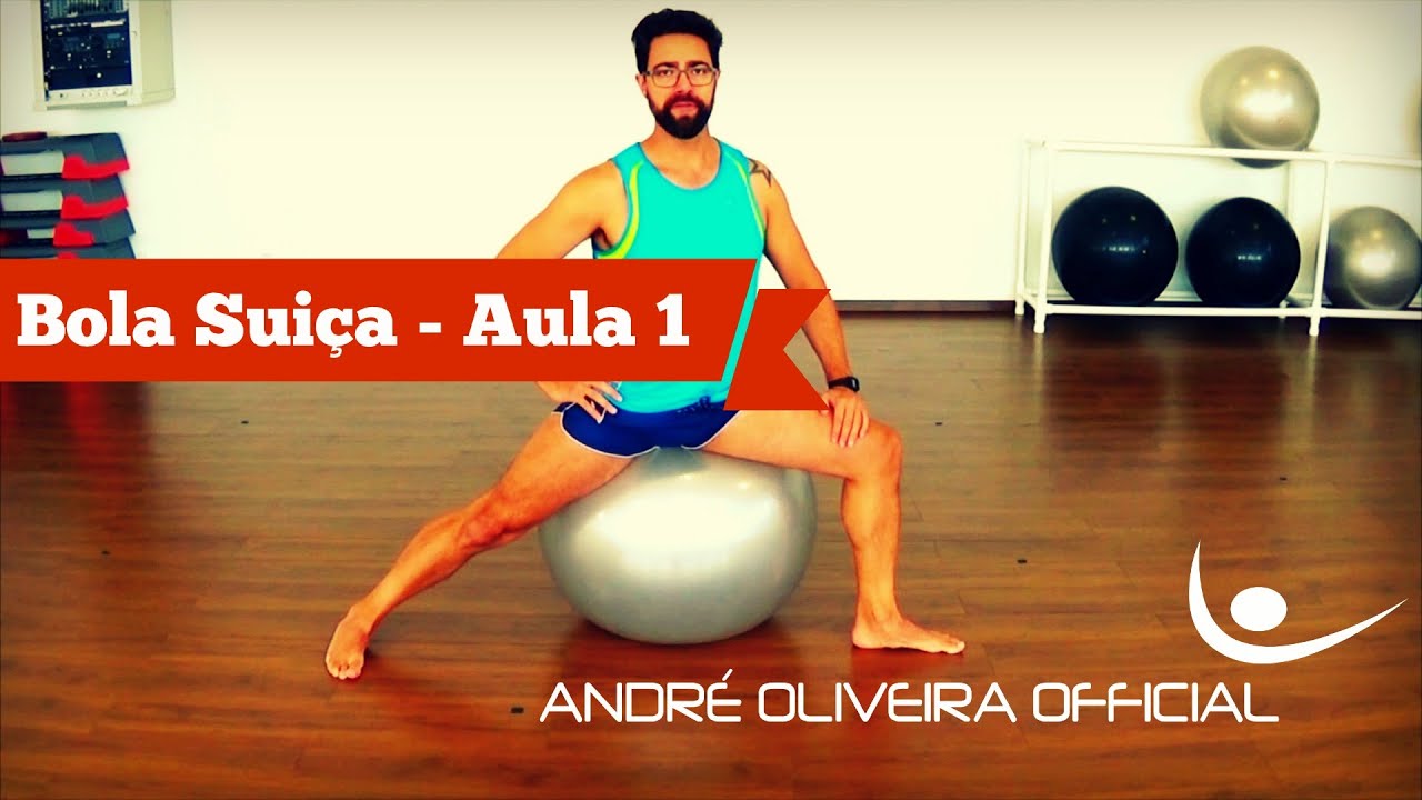 Bola Suiça Aula 1 - Ganhe força e equilíbrio #treinacomandre