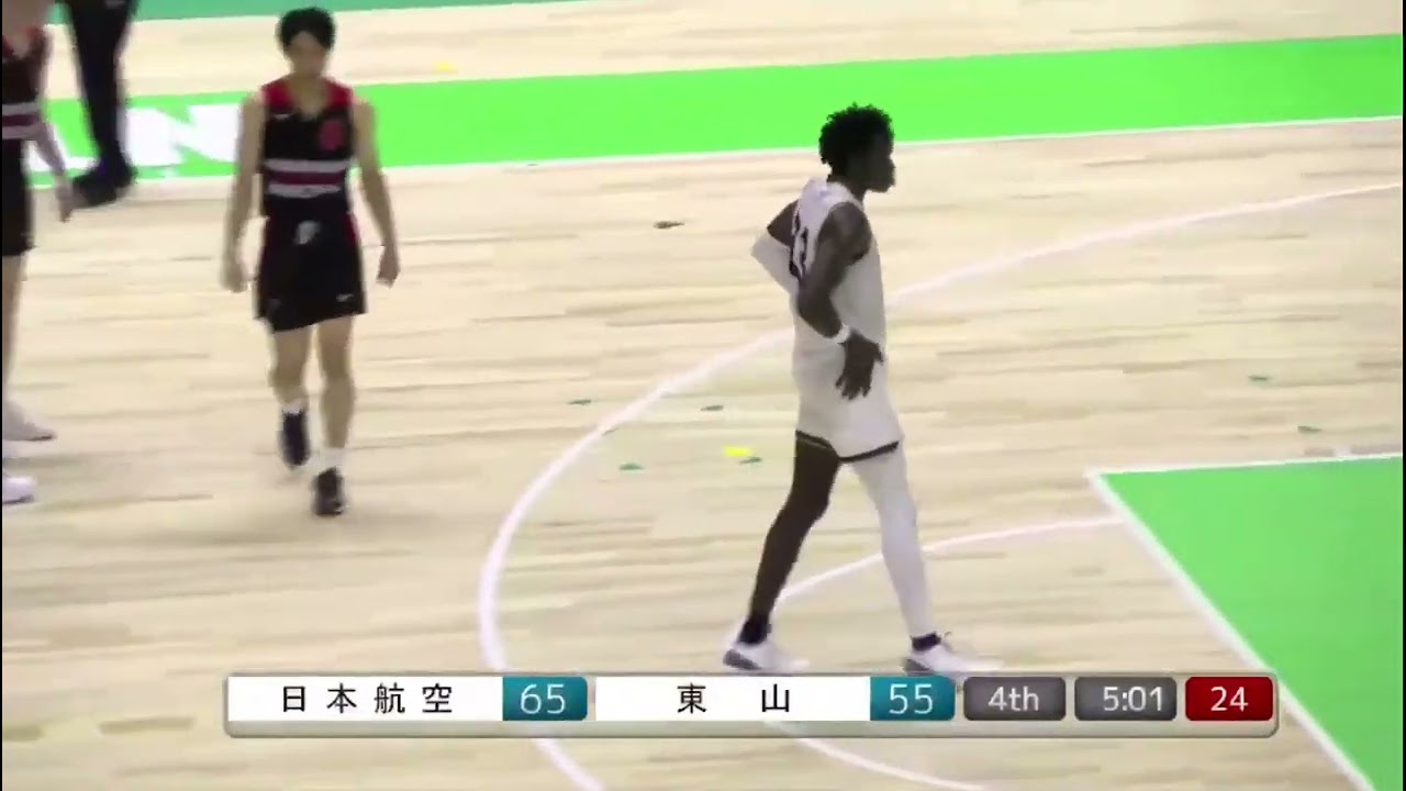 【バスケットボール】インターハイ2023　男子決勝　日本航空高等学校（山梨） VS 東山高等学校（京都）  ４Q