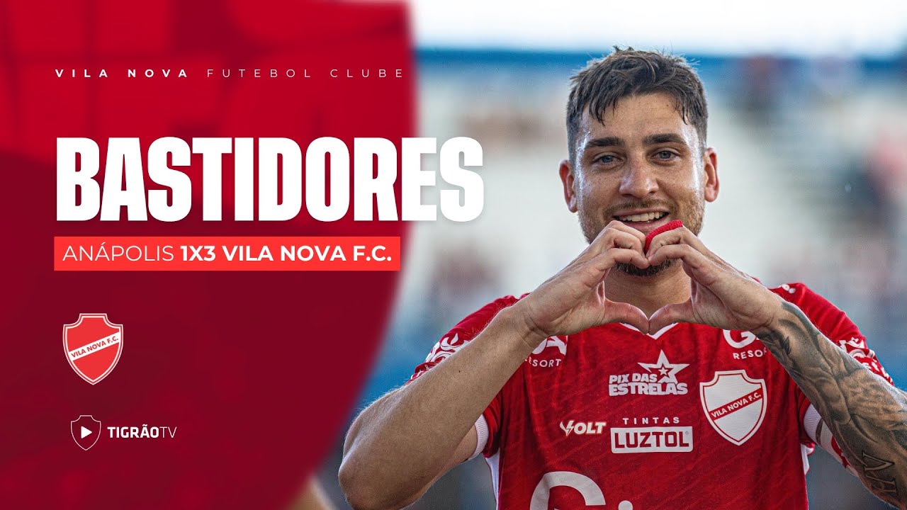 BASTIDORES DA VITÓRIA - ANÁPOLIS 1X3 VILA NOVA F.C. - GOIANÃO 2026 🇦🇹
