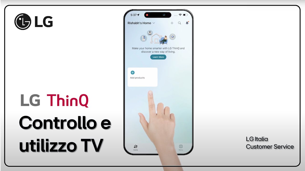 ThinQ LG | Come aggiungere e utilizzare la Smart TV con App LG ThinQ ver 5.0