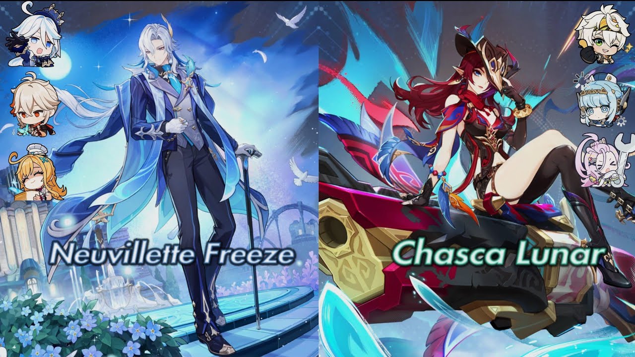 C0 Neuvillette & C0 Chasca. Spiral Abyss 6.3 | Genshin Impact Luna lV