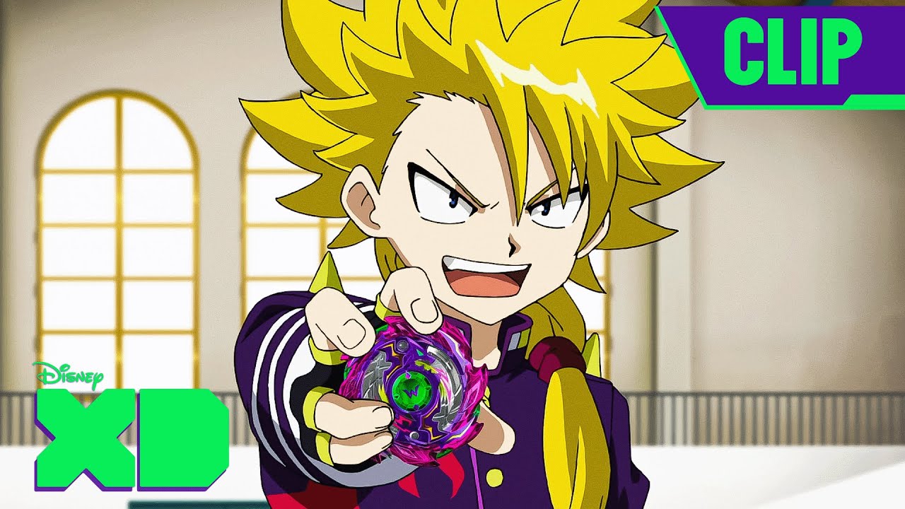 Tempest Wyvron! | Beyblade Burst Evolution | @disneychannel