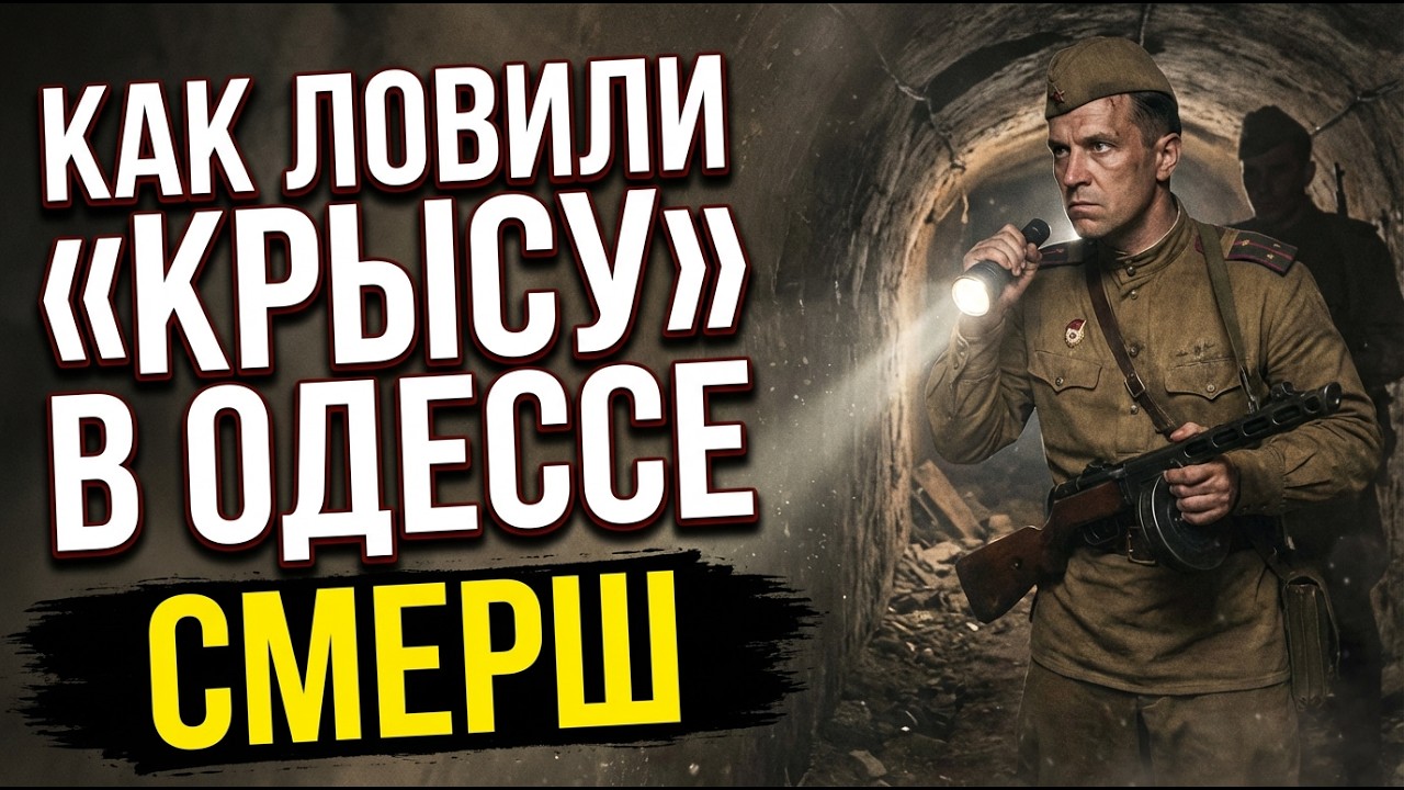 ОН ЖИЛ ПОД ЗЕМЛЁЙ — охота СМЕРШа на «Крысу катакомб»