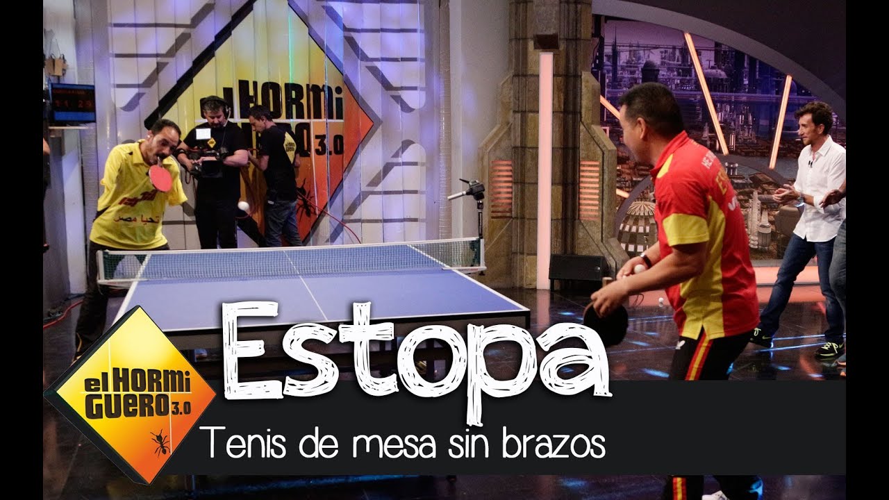 El Hormiguero 3.0 - Ibrahim Hamadtou el jugador de tenis de mesa sin brazos