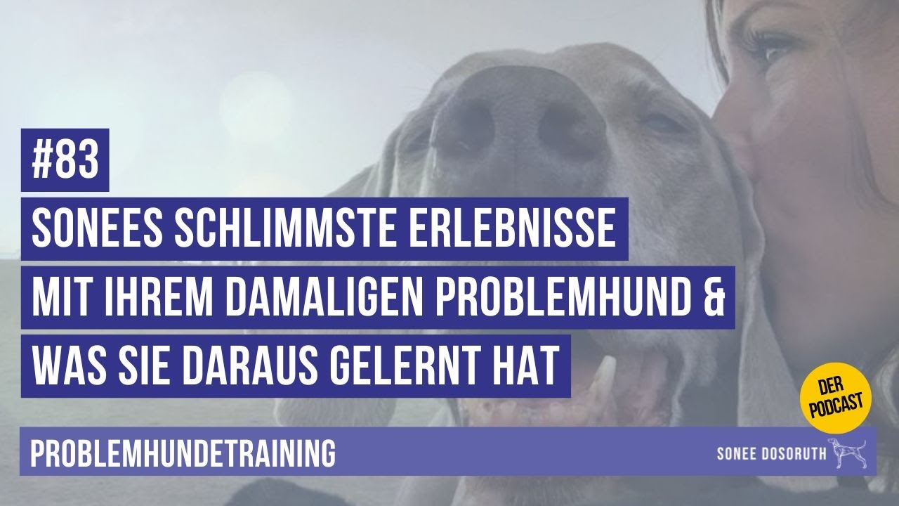 #83 Sonees schlimmste Erlebnisse mit ihrem damaligen Problemhund & was sie daraus gelernt hat