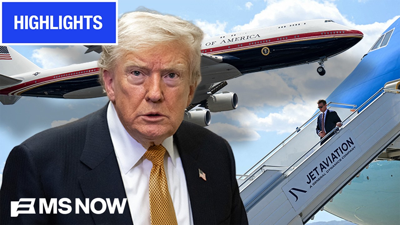 Watch MS NOW's timeline and analysis of the Qatari-gifted Air Force One