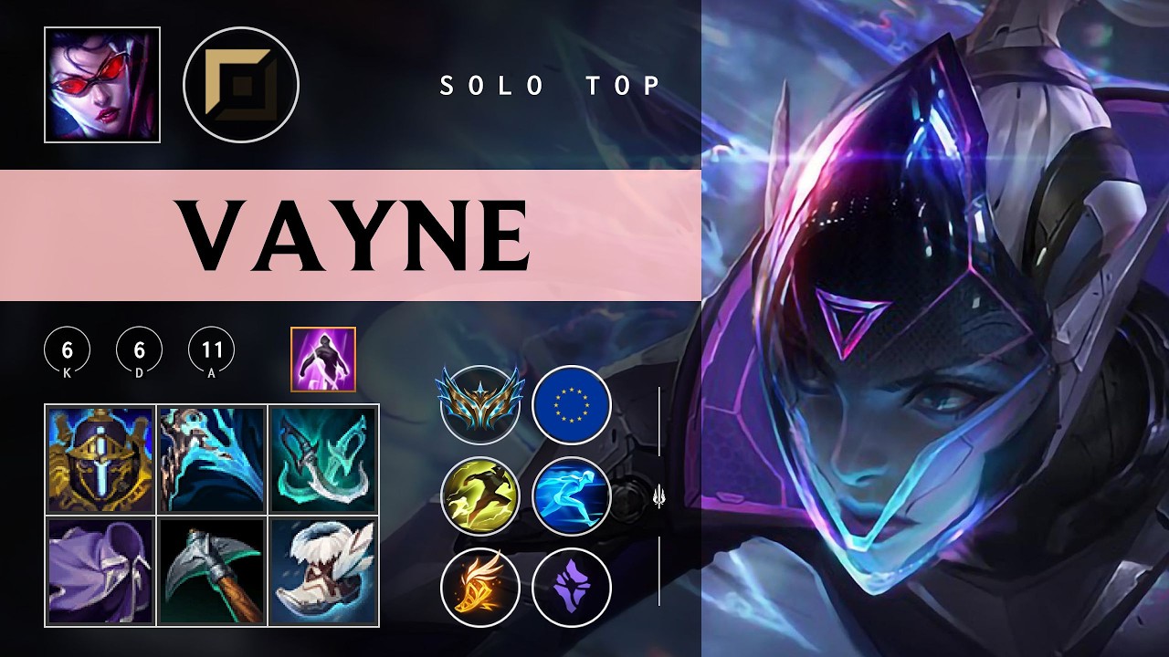 Vayne Top vs Aatrox - EUW Challenger Patch 26.06