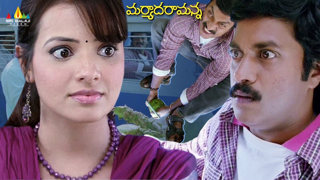 ఏ బాబు రావట్లేదా | Maryada Ramanna Sunil Train Comedy | Telugu Movie Scenes @SriBalajiClips