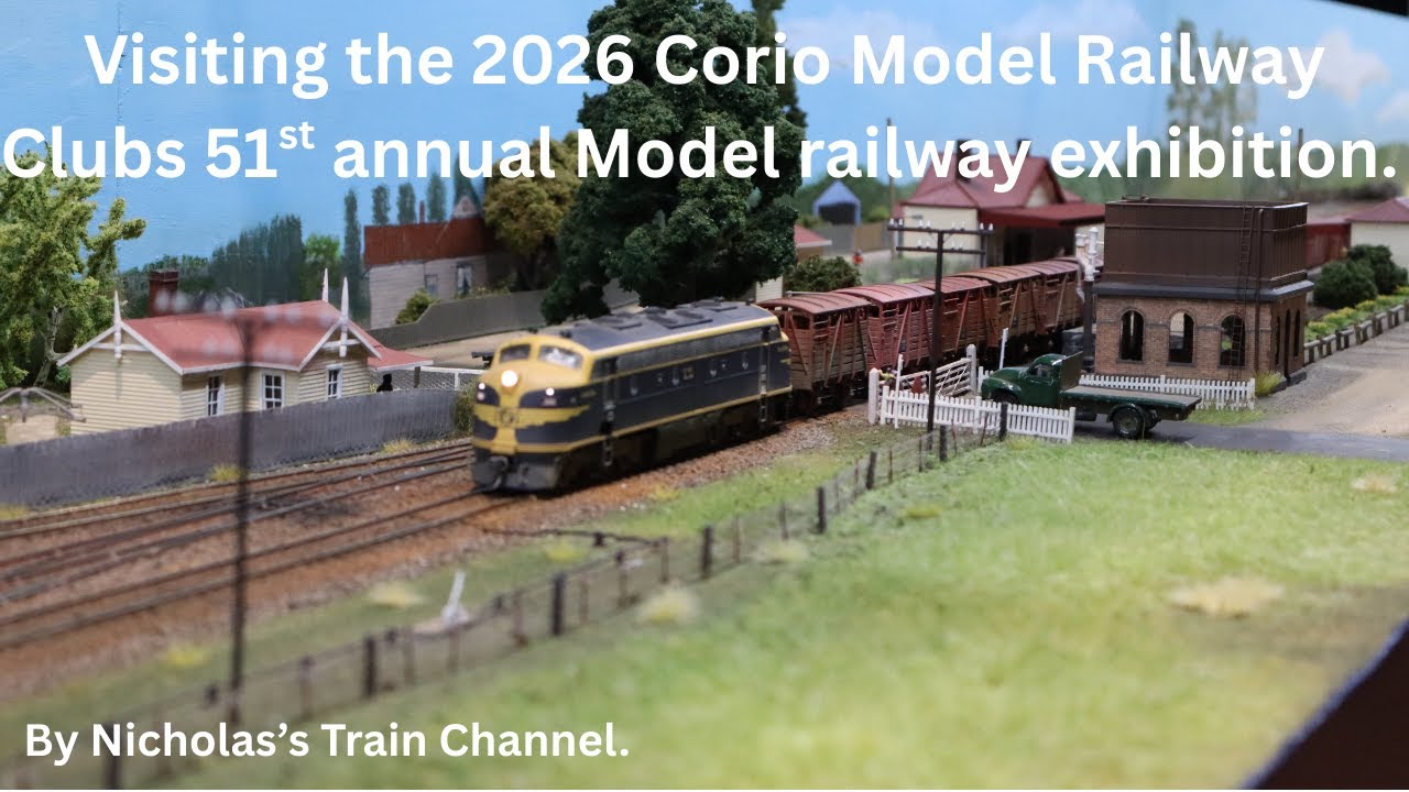 Посещение 51-й ежегодной выставки моделей железных дорог клуба Corio Model Railway Club 2026, 24....