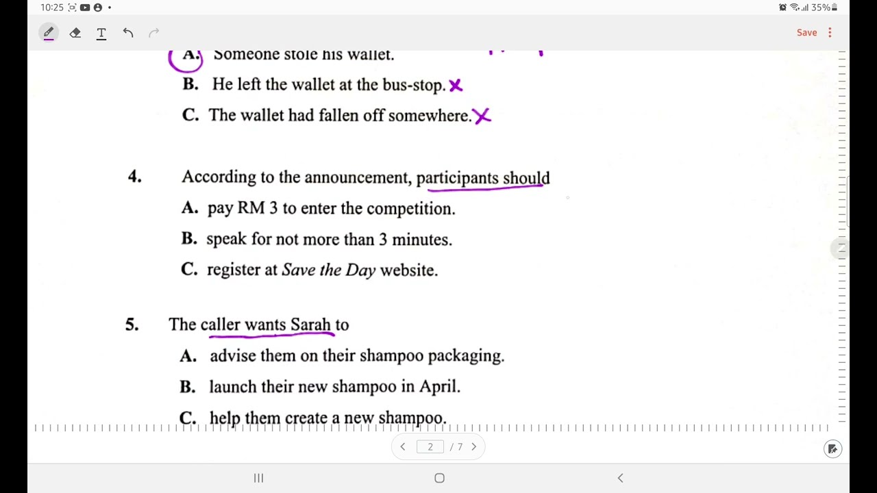 SPM Listening Practice (Part 1) Trial Negeri Sembilan_2021 