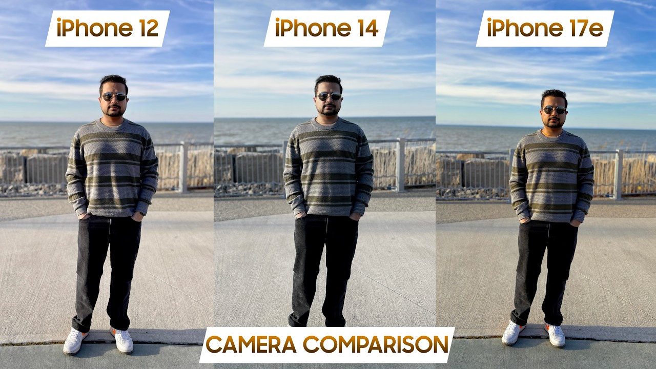 Сравнение камер iPhone 12, iPhone 14 и iPhone 17e