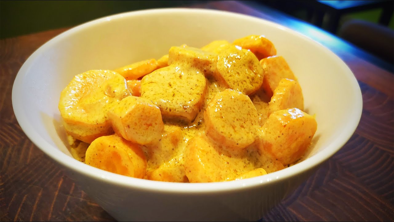Carote al curry e latte di cocco