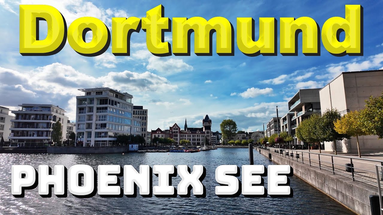 Dortmund Phoenix See in Hörde❤️👍Amazing Footage Drone and Walking⛵🥰Germany🇩🇪