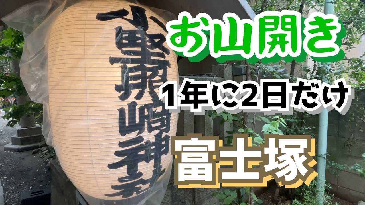 【富士塚】1年に2日間しか登れない下谷坂本の富士塚を登る。
