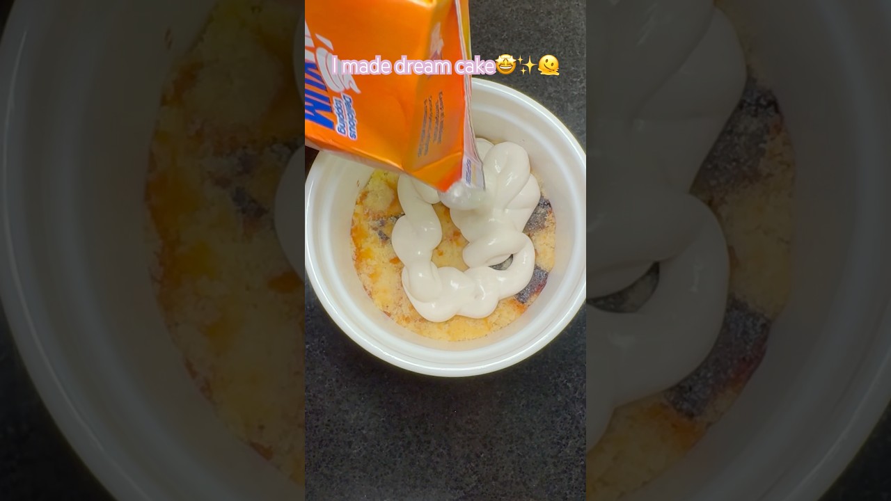 I made dream cake✨🤩just wowed 🙂&zwj;&harr;️🤩#shortsfeed #shortsyoutube #cooking #shorts #trendingshorts