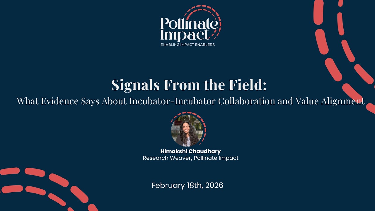 Signals from the Field: What Evidence Says About Incubator–Incubator Collaboration & Value Alignment