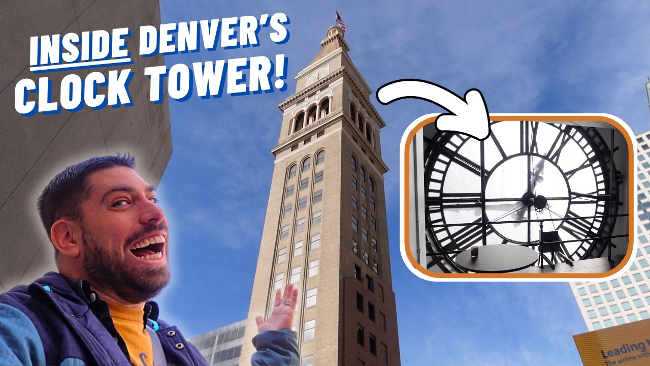 I Went INSIDE Denver’s Historic Clock Tower (And You Can Too!) | Full Tour