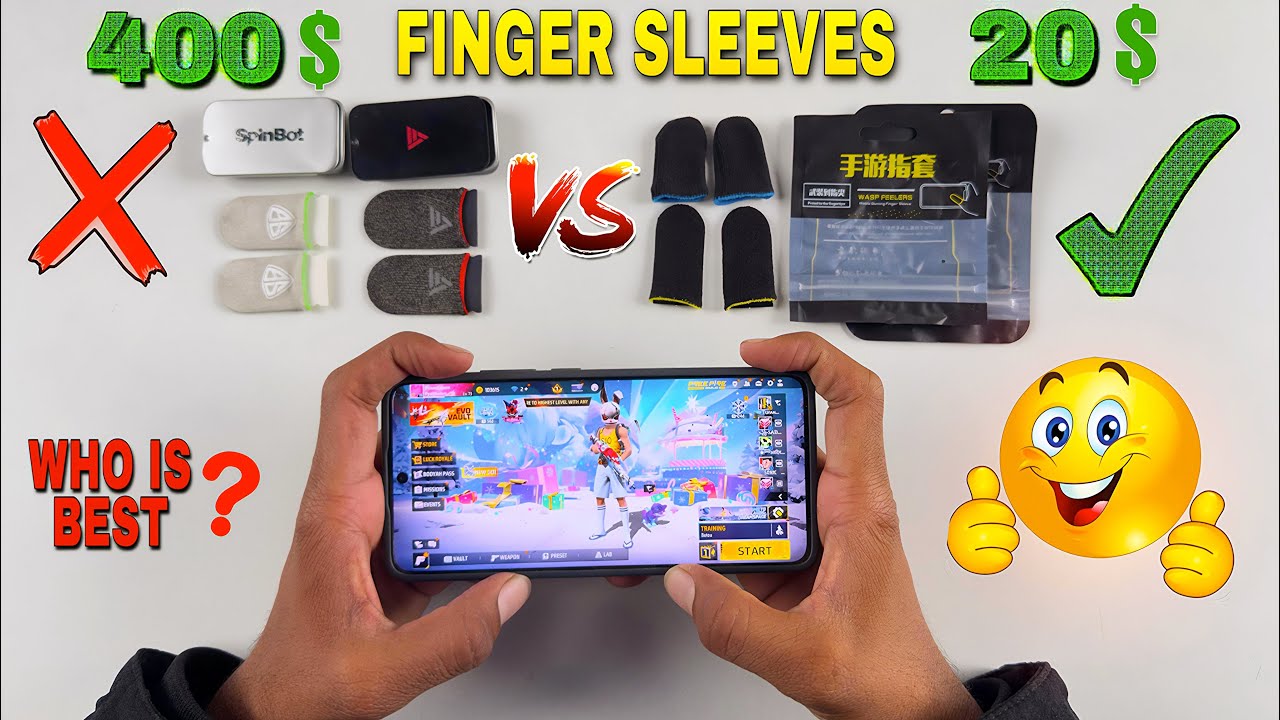 क्या 20 रुपये की Finger Sleeves महंगी Finger Sleeves को Beat kr देती है? Unboxing और Gaming Test