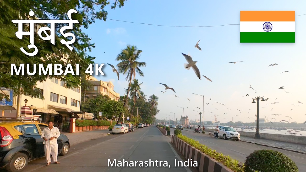 Mumbai 4K - Driving Downtown - INDIA 4K HDR